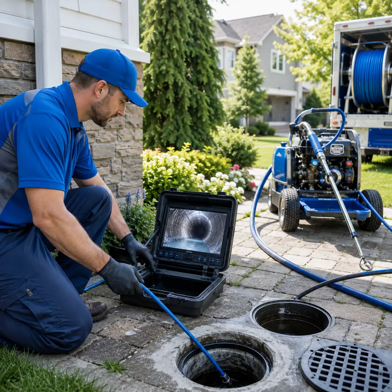 Outdoor drain cleaning professionals serving Stonefort, IL